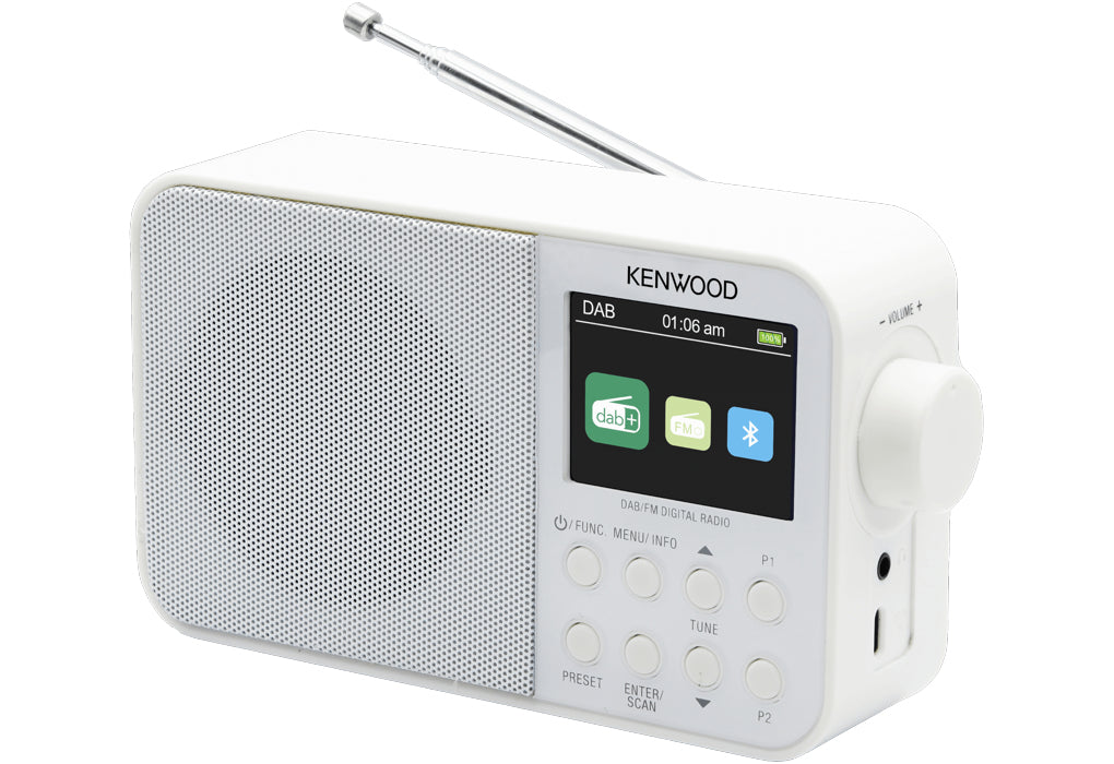 Kenwood CR-M30DAB-W radio Portatile Digitale Bianco