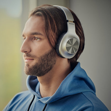 Panasonic Cuffie a Padiglione Wireless RB-HX220BDES, Argento