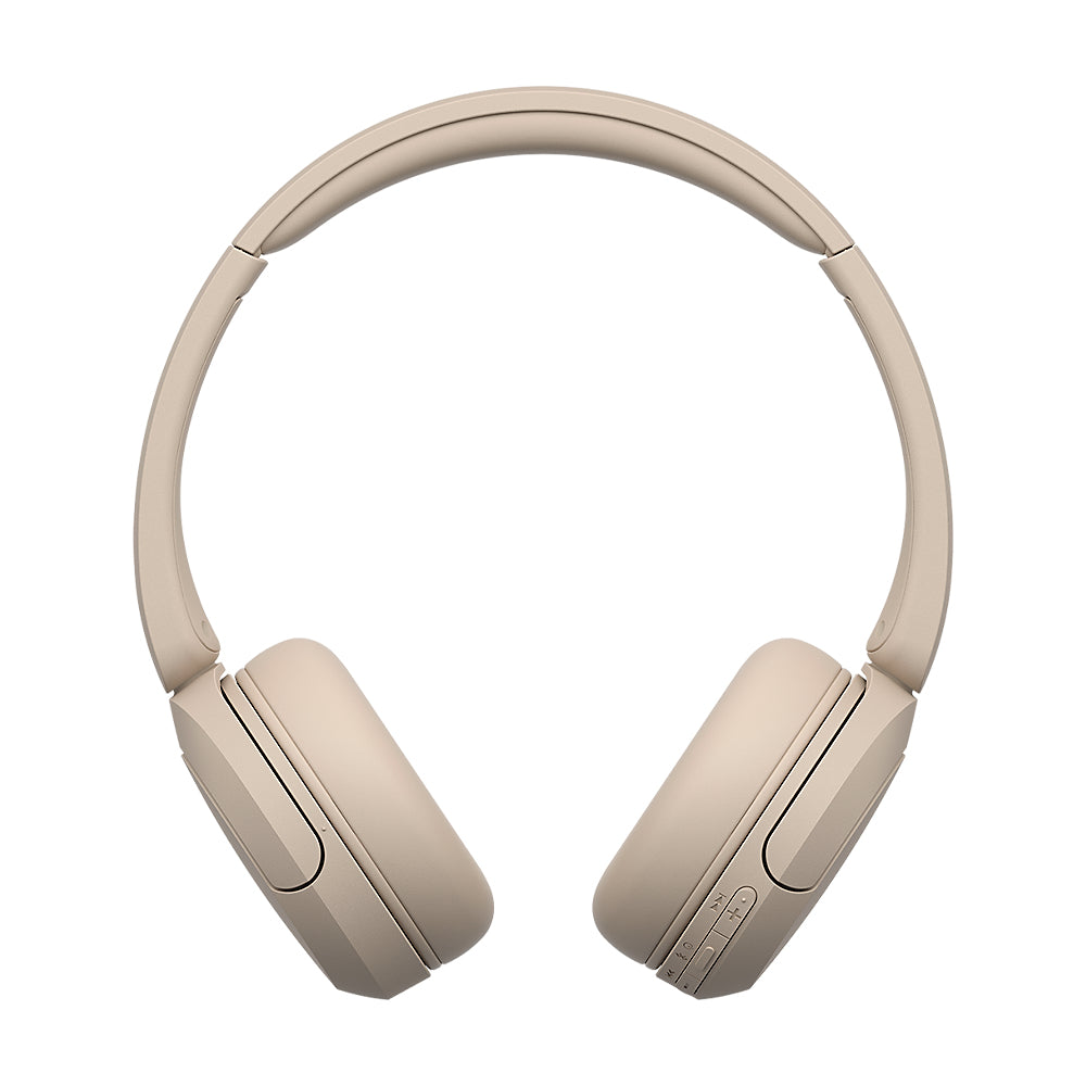 Sony WH-CH520 Auricolare Wireless A Padiglione Musica e Chiamate USB tipo-C Bluetooth Base di ricarica Crema