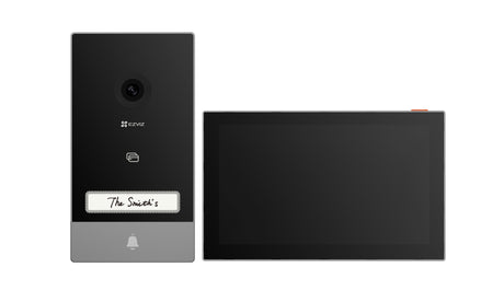 EZVIZ HP7 sistema per video-citofono 17,8 cm (7") Nero, Argento