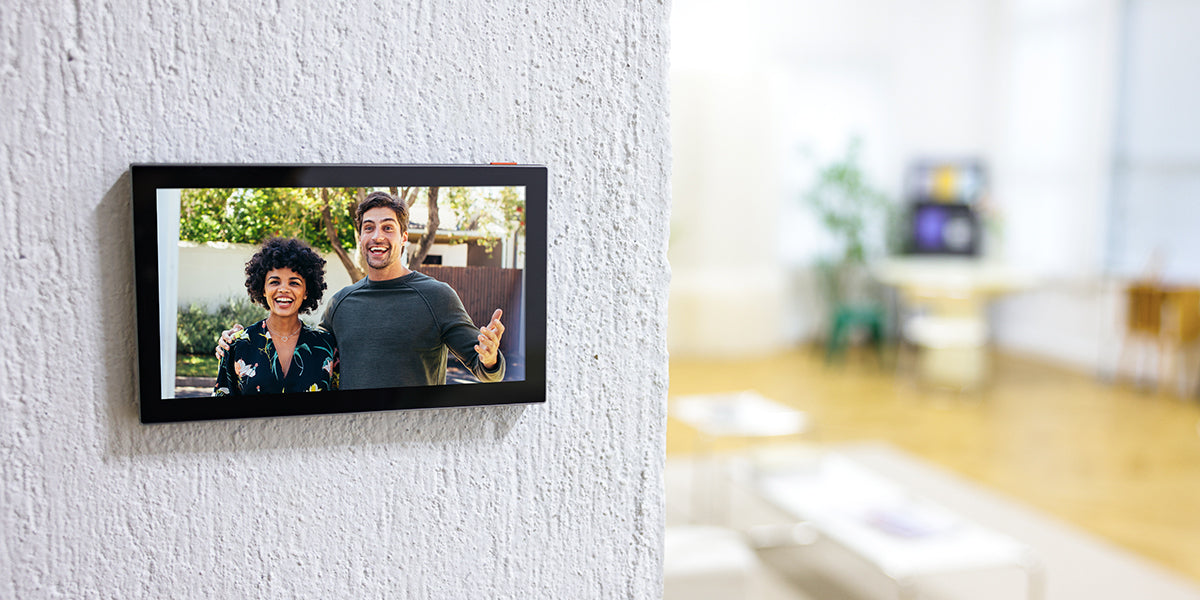 EZVIZ HP7 sistema per video-citofono 17,8 cm (7") Nero, Argento