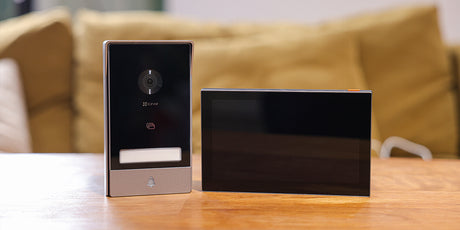 EZVIZ HP7 sistema per video-citofono 17,8 cm (7") Nero, Argento