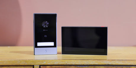 EZVIZ HP7 sistema per video-citofono 17,8 cm (7") Nero, Argento