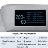 Ariete 4629 Forno + Friggitrice ad Aria 25L, 1700 W, Capacità 25L, 15 funzioni di cottura, Multifunzione, Temperatura fino a 230°, Silver
