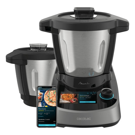 Cecotec Mambo Touch con Jarra Habana 1600 W 3,3 L Nero, Acciaio inox
