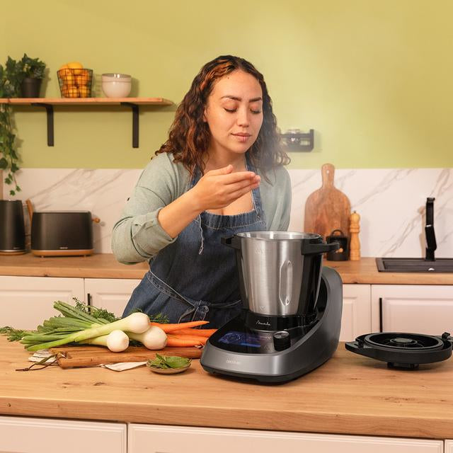 Cecotec Mambo Touch con Jarra Habana 1600 W 3,3 L Nero, Acciaio inox