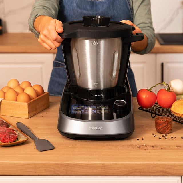 Cecotec Mambo Touch con Jarra Habana 1600 W 3,3 L Nero, Acciaio inox