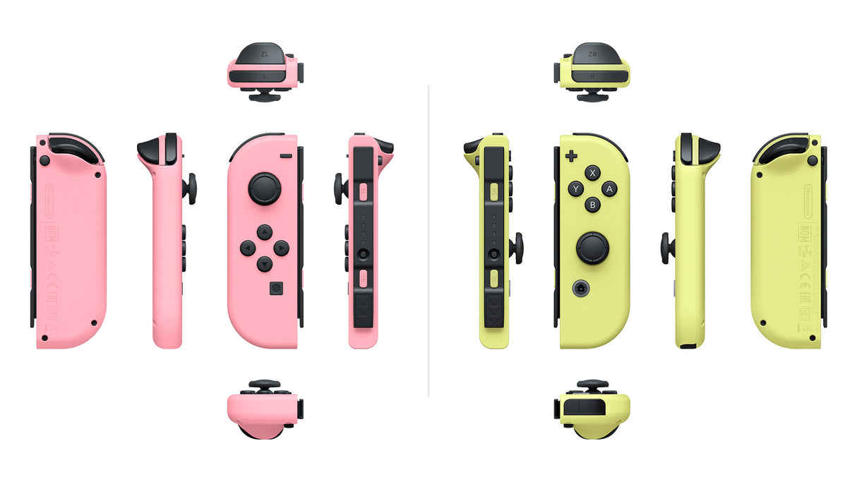 Nintendo Switch - Set da due Joy-Con Rosa Pastello/Giallo pastello