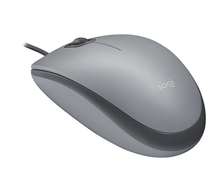 Logitech M110 mouse a filo (grigio)