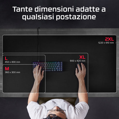 HyperX Pulsefire Mat – Mouse pad per gaming – Tessuto (M)