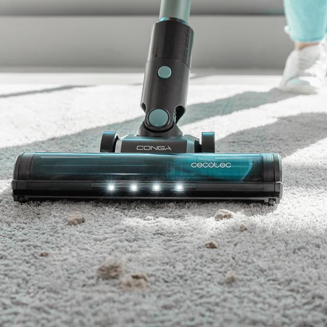 Cecotec 08422 scopa elettrica Aspirapolvere a bastone 2 in 1 Batteria Secco Senza sacchetto 215 W Nero 2,2 Ah