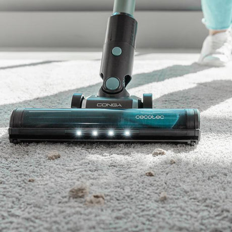Cecotec 08422 scopa elettrica Aspirapolvere a bastone 2 in 1 Batteria Secco Senza sacchetto 215 W Nero 2,2 Ah