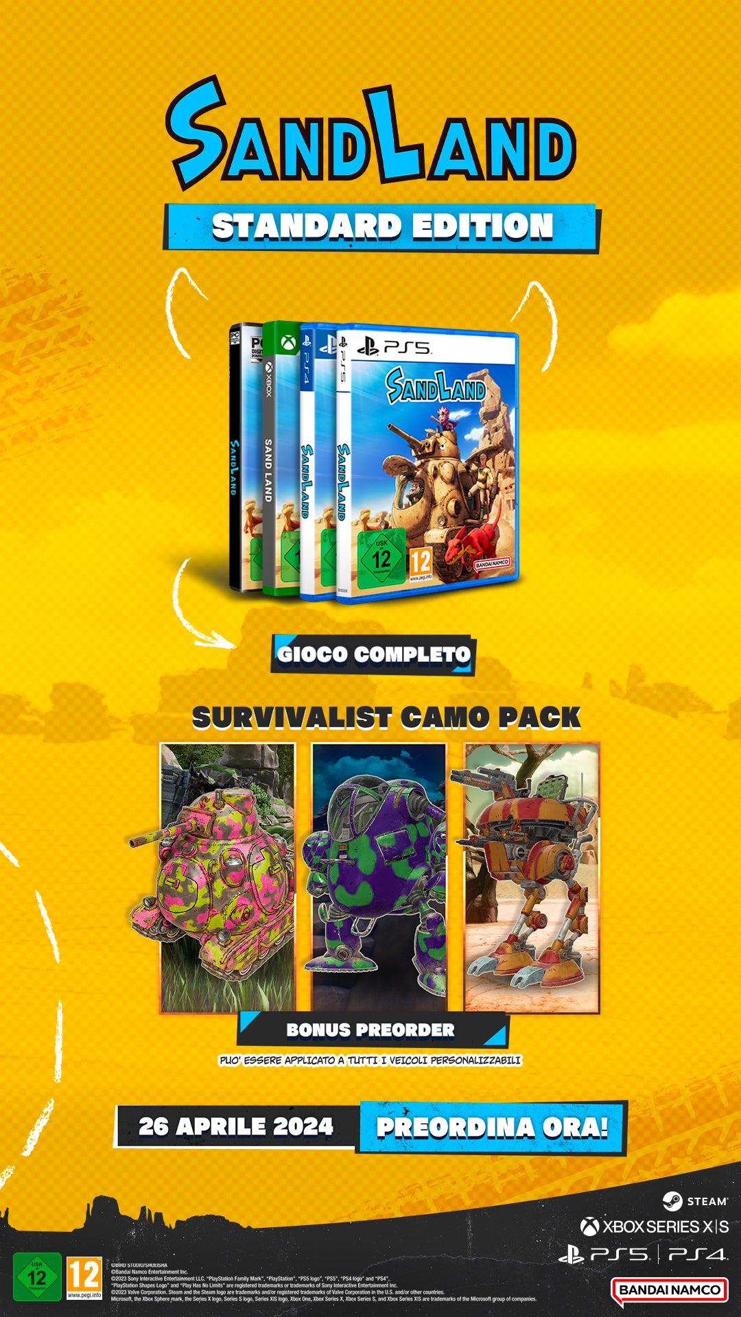 BANDAI NAMCO Entertainment Sand Land Standard Inglese, Giapponese PlayStation 5