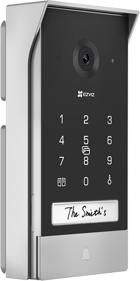 EZVIZ EP7 sistema per video-citofono 17,8 cm (7") Nero, Argento