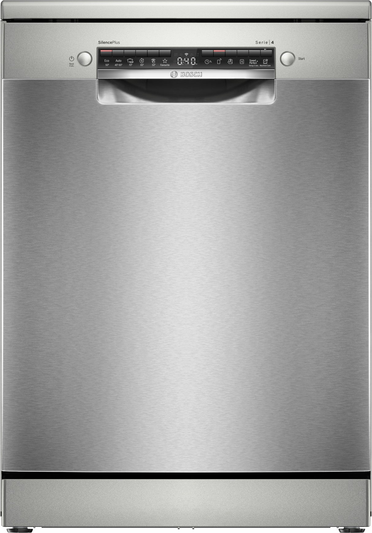 Bosch Serie 4 SMS4EMI06E Lavastoviglie da libera installazione 14 coperti Acciaio spazzolato anti-impronta Classe B