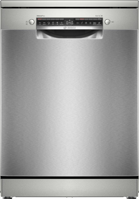 Bosch Serie 4 SMS4EMI06E Lavastoviglie da libera installazione 14 coperti Acciaio spazzolato anti-impronta Classe B
