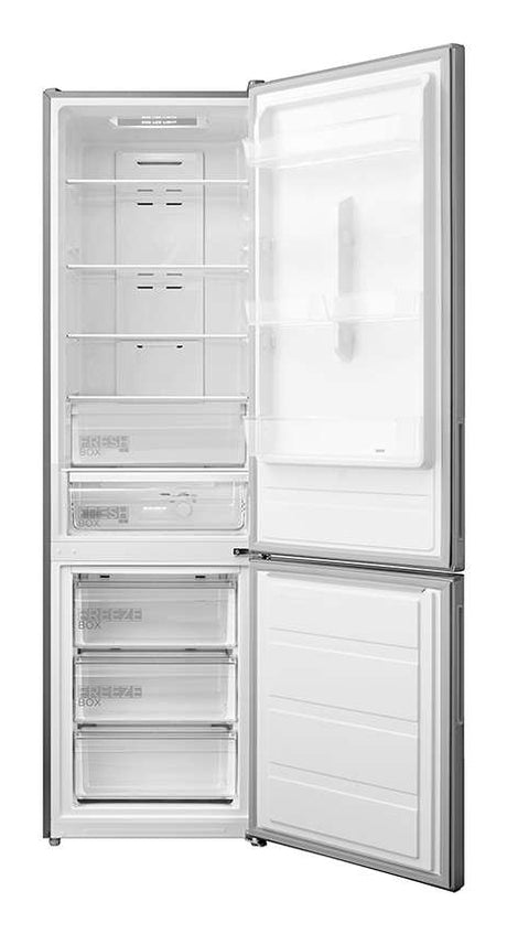 Midea MDRB489FGE02OE frigorifero con congelatore Libera installazione 330 L Acciaio inox