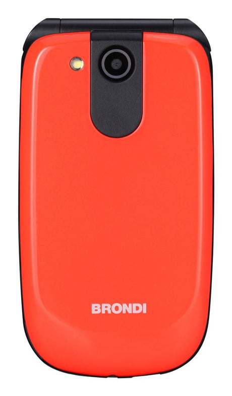 Brondi Raptor 7,11 cm (2.8") 106 g Nero, Arancione Telefono per anziani