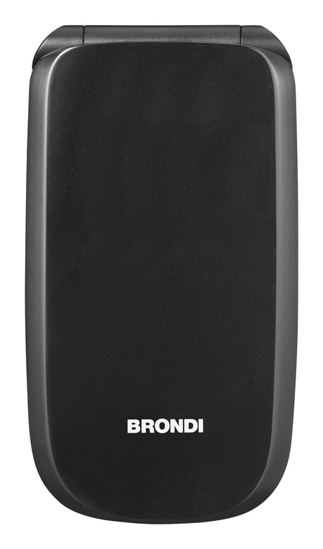 Brondi Raptor 7,11 cm (2.8") 106 g Nero, Metallico Telefono per anziani