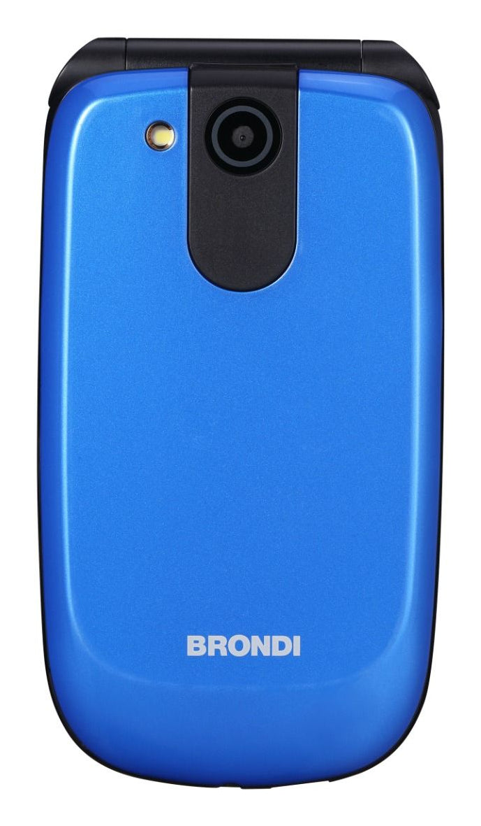 Brondi Raptor 7,11 cm (2.8") 106 g Nero, Blu Telefono per anziani