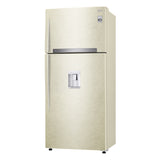LG GTF744SEPED Frigorifero doppia porta, Classe E, 509L, Wi-Fi, Dispenser acqua, Sabbia