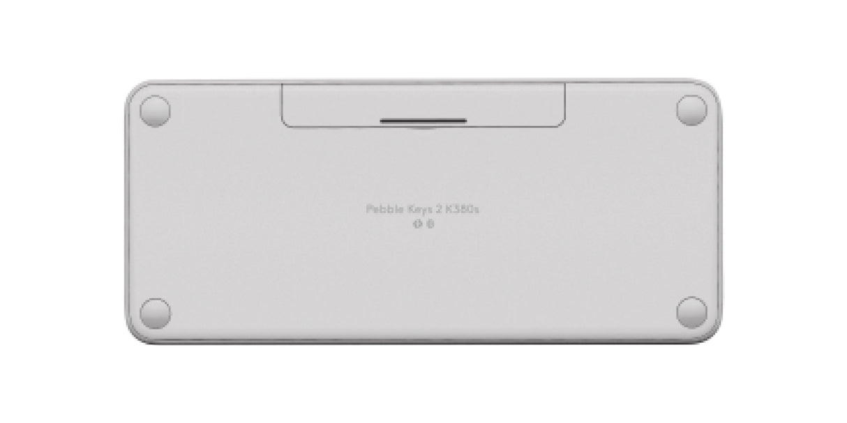Logitech Pebble Keys 2 K380s tastiera Bluetooth (bianco)