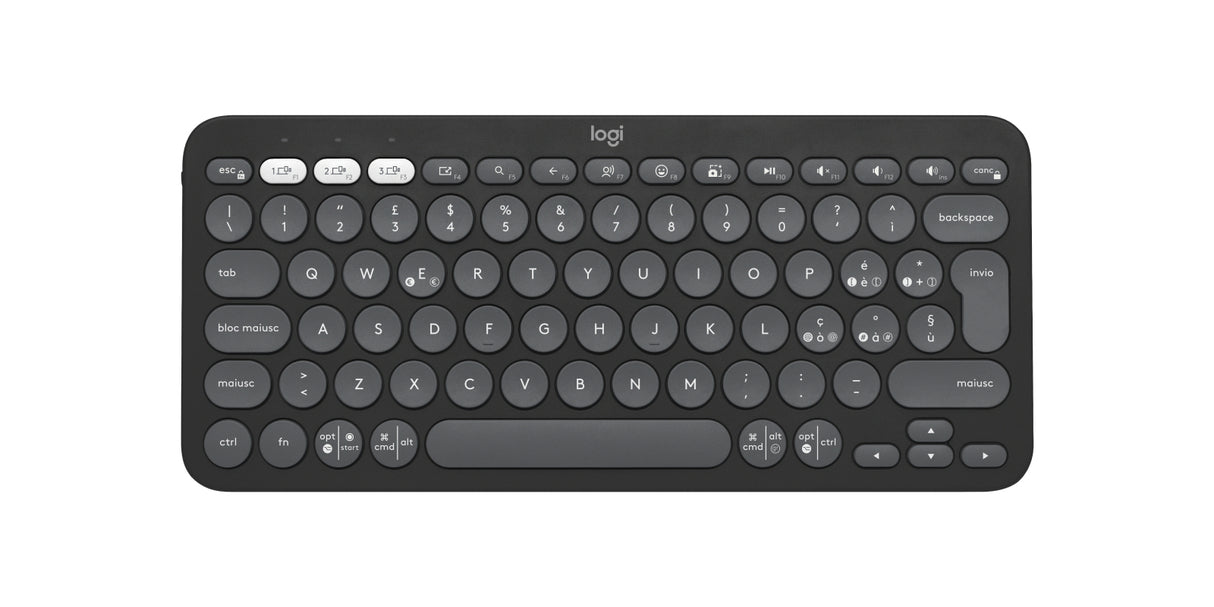 Logitech Pebble Keys 2 K380s tastiera Bluetooth (nero)