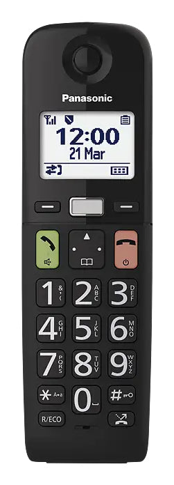 Panasonic KX-TGU112 Telefono DECT Identificatore di chiamata Nero
