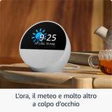 Amazon Nuovo Echo Spot (modello 2024) | Sveglia intelligente con suono di qualità e Alexa | Nero