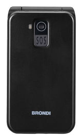 Brondi 10281080 cellulare 7,11 cm (2.8") Nero, Metallico Telefono cellulare basico