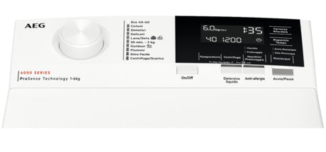 AEG Series 6000 LTR6G26A Lavatrice a carica dall'alto serie 6000 ProSense® 6 kg