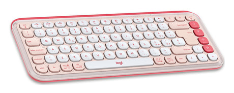 Logitech POP Icon Combo tastiera + Mouse Bluetooth (Rosa, Bianco)