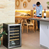 Cecotec 00125 cantina vino Cantinetta vino con compressore Libera installazione Acciaio inox 24 bottiglia/bottiglie