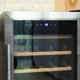 Cecotec 00125 cantina vino Cantinetta vino con compressore Libera installazione Acciaio inox 24 bottiglia/bottiglie