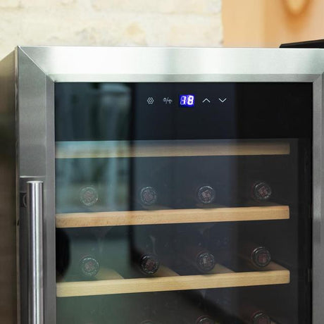 Cecotec 00125 cantina vino Cantinetta vino con compressore Libera installazione Acciaio inox 24 bottiglia/bottiglie