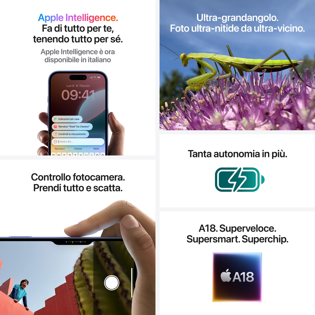 Apple iPhone 16 128GB Blu oltremare