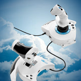 Thrustmaster T.Flight Hotas One Microsoft Flight Simulator Edition Nero, Bianco USB Joystick + leva di controllo del motore Analogico/Digitale PC, Xbox One, Xbox One S, Xbox One X