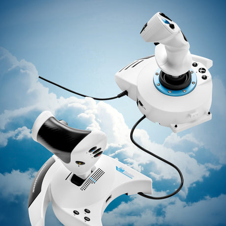 Thrustmaster T.Flight Hotas One Microsoft Flight Simulator Edition Nero, Bianco USB Joystick + leva di controllo del motore Analogico/Digitale PC, Xbox One, Xbox One S, Xbox One X