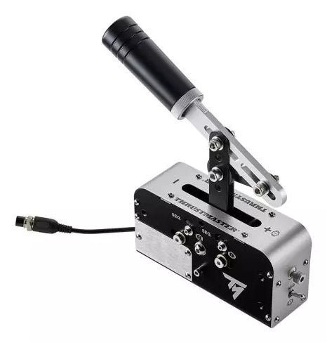 Thrustmaster 4060306 periferica di gioco Nero, Argento USB Freno a mano PC, PlayStation 4, PlayStation 5, Xbox One, Xbox One S, Xbox One X, Xbox Series S, Xbox Series X