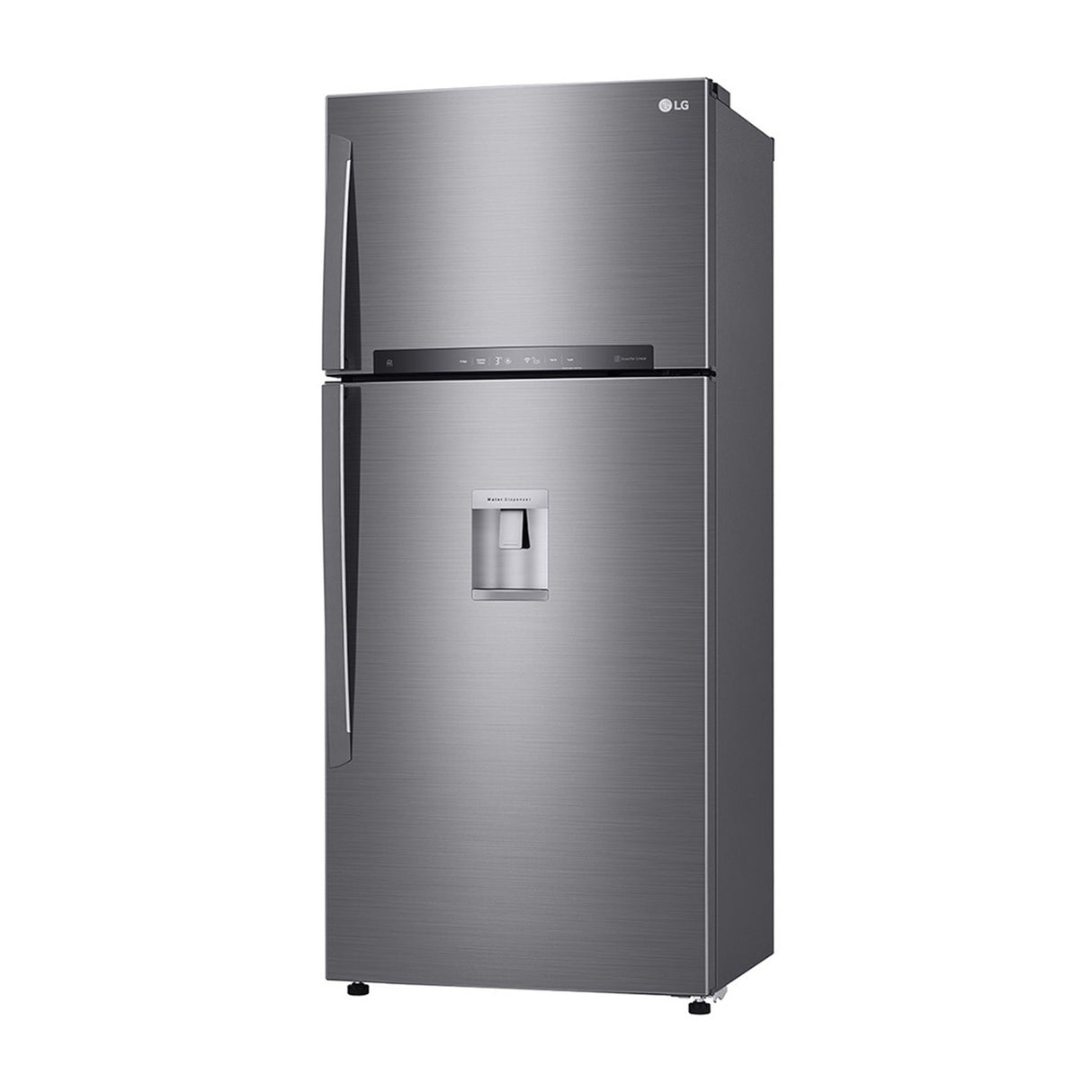 LG GTF744PZPED Frigorifero doppia porta, Classe E, 509L, Wi-Fi, Dispenser acqua, Inox