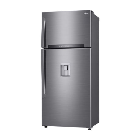 LG GTF744PZPED Frigorifero doppia porta, Classe E, 509L, Wi-Fi, Dispenser acqua, Inox