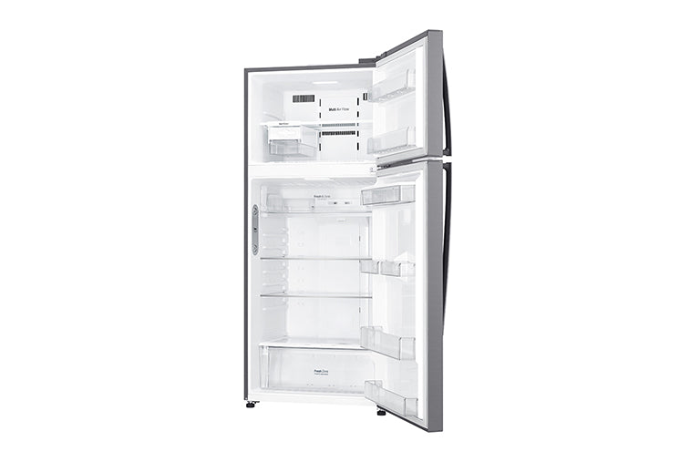 LG GTF744PZPED Frigorifero doppia porta, Classe E, 509L, Wi-Fi, Dispenser acqua, Inox