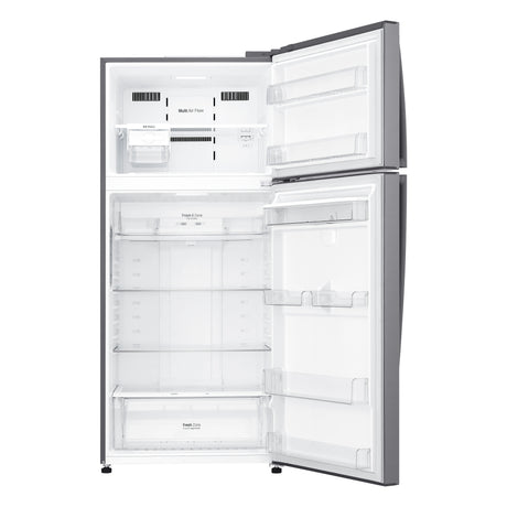 LG GTF744PZPED Frigorifero doppia porta, Classe E, 509L, Wi-Fi, Dispenser acqua, Inox