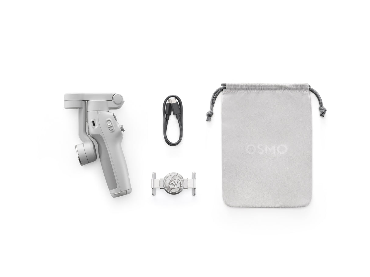 DJI CP.OS.00000406.01 video stabilizzatore Stabilizzatore per fotocamera per smartphone Bianco