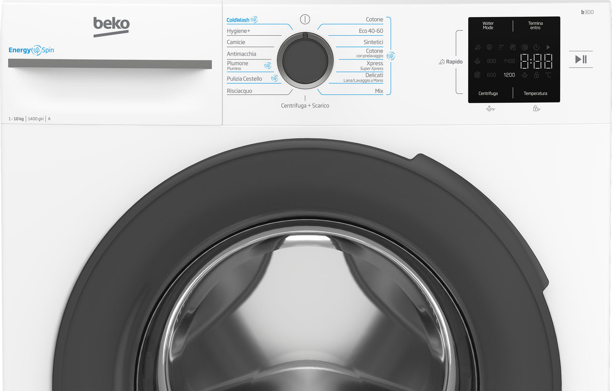 Beko Lavatrice BMWU31041A 10KG Vapore Igienizzante Classe A 1400 giri
