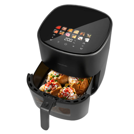 Cecotec Cecofry&Grill Duoheat 6500 Singolo 6,5 L Indipendente 2200 W Friggitrice ad aria calda Nero