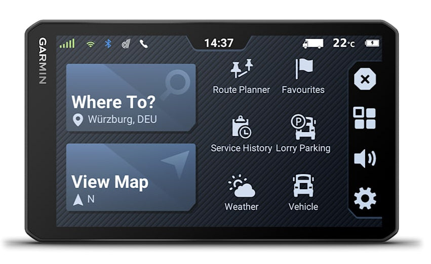 Garmin dēzl LGV720 navigatore Fisso 17,6 cm (6.95") TFT Touch screen 242 g Nero