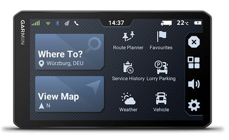 Garmin dēzl LGV720 navigatore Fisso 17,6 cm (6.95") TFT Touch screen 242 g Nero