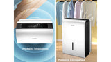 Comfeé MDDPE-50DEN7 deumidificatore 6 L 48 dB 850 W Bianco