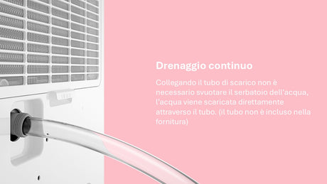 Comfeé MDDPE-50DEN7 deumidificatore 6 L 48 dB 850 W Bianco